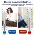Window Insulation Kit Heavy Duty Custom Size For Winter Keep Cold Out Upgraded Thicken Plastic Winterizing With Zippera Easy To