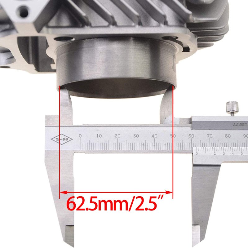 62 5mm Big Bore Complete Cylinder And Head Rebuild Kit For 4 Stroke Gy6 170cc 180cc 200cc 1p63qml Engine Chinese Atv Quad Go