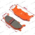 Httmt Carbon Ceramic Brake Pads Compatible With Fz6r V-star 1300 Xv250 Virago Midnight