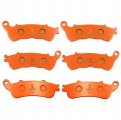 Httmt Brake Pads Compatible With Vfr 800 A 2006-2013 St1300 2008-2013 Front Rear Carbon Fiber