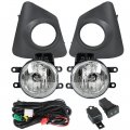 Wflnhb Fog Lights Replacement For 2014 2015 2016 Toyota Corolla S Se Clear Lens With Bulbs Switch Harness Bezel Kit Driving
