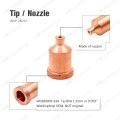 Plasma Cutting Nozzle Kp2825-7 80a 1 5mm For Lincoln Lc105 Torch Consumables Qty-10
