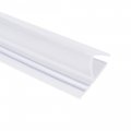 Uxcell Frameless Glass Shower Door Sweep Bottom Side Seal Strip H-type With 10mm Drip Rail 12mm X 1000mm Length