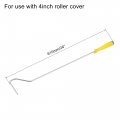 Uxcell Paint Roller Frame Fit 4 Inch Covers 24 Length Plastic Handle For Wall Repair Painting