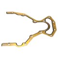 Crankshaft Rear Oil Seal Housing Gasket For Pontiac Firebird 1998 To 2002 Coated Aluminum And Rubber Black 0 087 In Thickness 