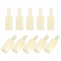 M3x10mm 6mm Male-female Hex Nylon Pcb Motherboard Spacer Standoff For Fpv Drone Quadcopter Computer Circuit Board Beige 50pcs 