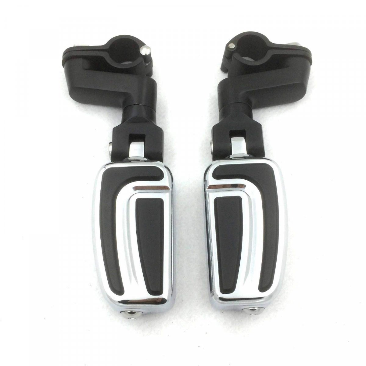 Highway Airflow Foot Rest Pegs With 1 In Mounting Bracket For Gl1800 Gl1500 Gl1100 Gl1200 Vt750 Shadow Vt750c Ace Vt1100