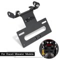 Ducati Monster Tail Tidy Fender Eliminator Kit License Plate Holder For 400 620 695 750 800 900 1000 S2r S4 S4r 2000-2008 W Led