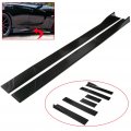 Aintier Rocker Splitters Diffuser 2 2cm Fit For Most Cars Sedans Universal Black Side Skirt