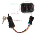 Southmarine Outboard Engine 87-897716k01 Ignition Key Switch For Mercury
