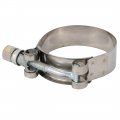 Uxcell 3 Pcs 52mm-60mm Stainless Steel T-bolt Hose Clamp For Fuel Pump Filter Plumbing