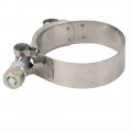 Uxcell 3 Pcs 52mm-60mm Stainless Steel T-bolt Hose Clamp For Fuel Pump Filter Plumbing