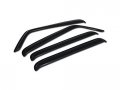 R L Racing Smoke Sun Rain Tint Guard Deflector Window Visors For 2007-2015 Jeep Wrangler 4p 4d 