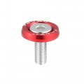 X Autohaux 10pcs Fender Washer Bumper M6 Bolts Engine Bay Dress Up Kit Aluminum Red