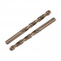 Uxcell Metric Twist Drill Bit 10 1mm Drilling Dia Hss Cobalt Round Shank Spiral Rotary Tool 2pcs