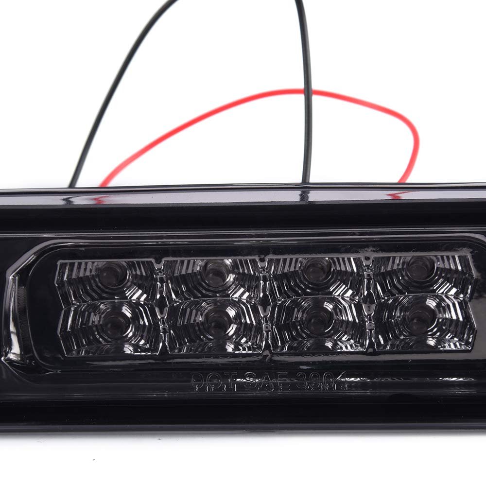 Led 3rd Brake Light For 99-04 Jeep Grand Cherokees Rear High Mount Third Stop Tail Lamp Smoke Len
