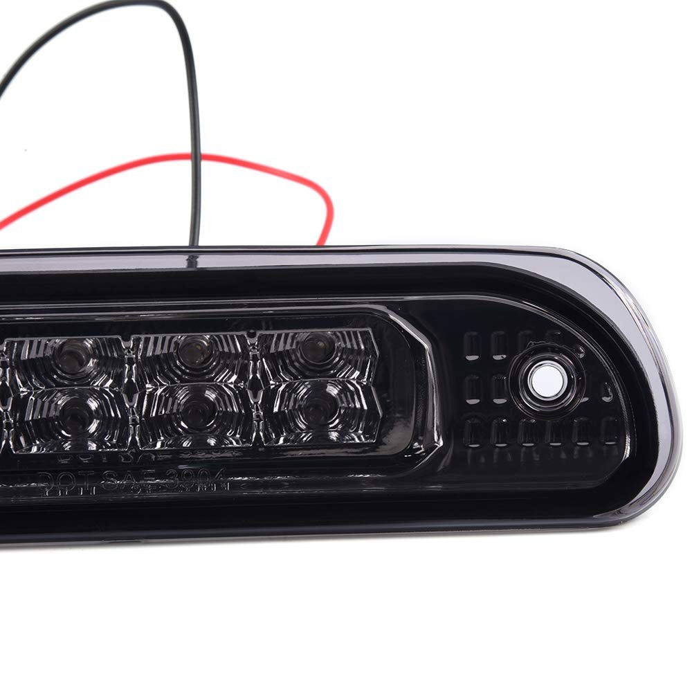 Led 3rd Brake Light For 99-04 Jeep Grand Cherokees Rear High Mount Third Stop Tail Lamp Smoke Len