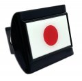Elektroplate Japan Nissh Ki Flag Hinomaru Land Of The Rising Sun All Metal Black Hitch Cover For Trucks And Suvs Fits Standard 