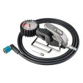 Powerbuilt Tire Inflator With Pressure Gauge 220 Psi For Cars Bikes 240217 Black 