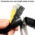 Spiral Cable Wrap Wire Cord Wraps 3 4-inch X 9ft Black Pe Polyethylene Flexible Tubing For Computer