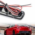 Nslumo Led Rear Bumper Reflector Lights For 2023 2024 Up To Yota Gr Corolla Red Tail Driving Parking Lamps Full Strip Upgrade