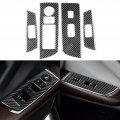 Nvcnx Real Premium Carbon Fiber Car Door Side Window Lift Switch Panel Cover Trim Interior Accessories Compatible With Mazda