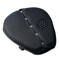 Motorcycle Gel Seat Cushion Cover Set Large 3d Honeycomb Breathable Pad With Uv Sun Protection Universal Fit For Harley Honda 