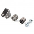 Newsmarts Shock Absorption Suspension Mounting Bracket Steel 1 Set Universal Swing Arm Support Buffer Sleeve Compatible For Atv