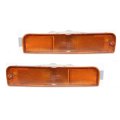 Front Turn Signal Lights For Nissan Pathfinder 1996 1997 1998 1999 Driver And Passenger Side Pair Amber Lens Replaces 