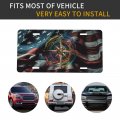 Nautical Sailing Compass 6x12 Inch Durable License Plate Car Cover Frame Tag