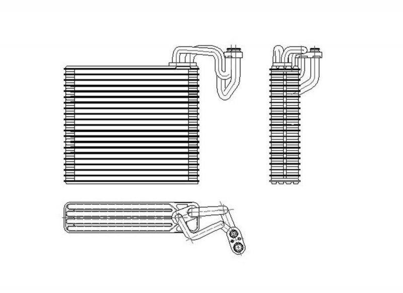 Tyc 97020 Honda Replacement Evaporator