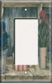 Snazzyswitch Birdhouses In Garden Decorative Rocker Switch Cover Fits Decora Style Outlets And Gfci Wall Plate Too 