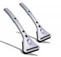 Zone Tech Heated Car Window Snow Ice Scraper With Light Extendable 12v Led Ice Snow 15 8 Feet Long Cord 2 Pack 