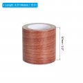 Patikil Wood Grain Repair Tape 2 X15 Self Adhesive Realistic Textured Patch For Floor Door Table Cabinets Desk Red Oak