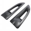 X Autohaux Pair Hood Side Air Vent Cover Bezels Trim Carbon Fiber Pattern For Jeep Wrangler Jk Jku Unlimited Rubicon 2007-2017