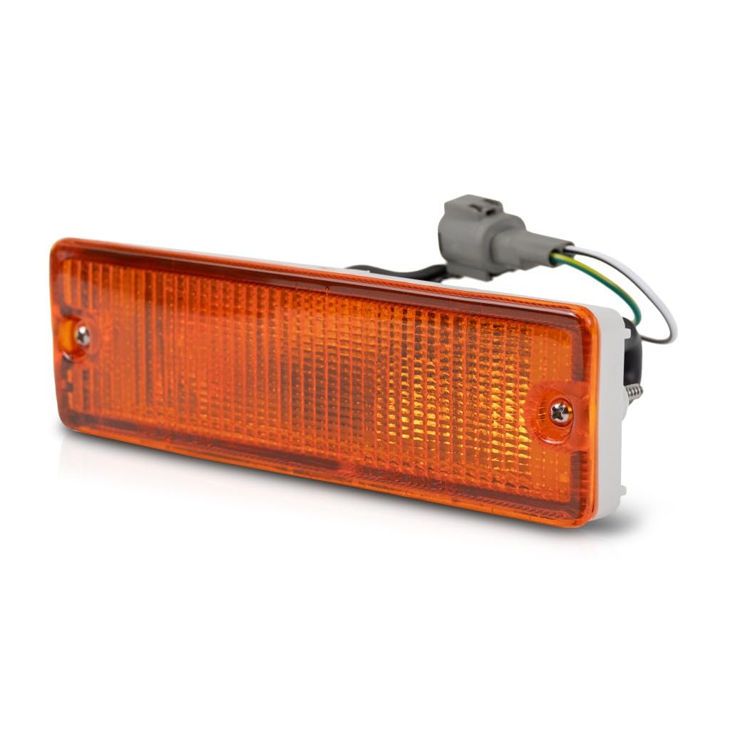 Front Passenger Side Turn Signal Light Assembly For Nissan Pathfinder 1990 1991 1992 1993 1994 1995 With Bulbs Replaces