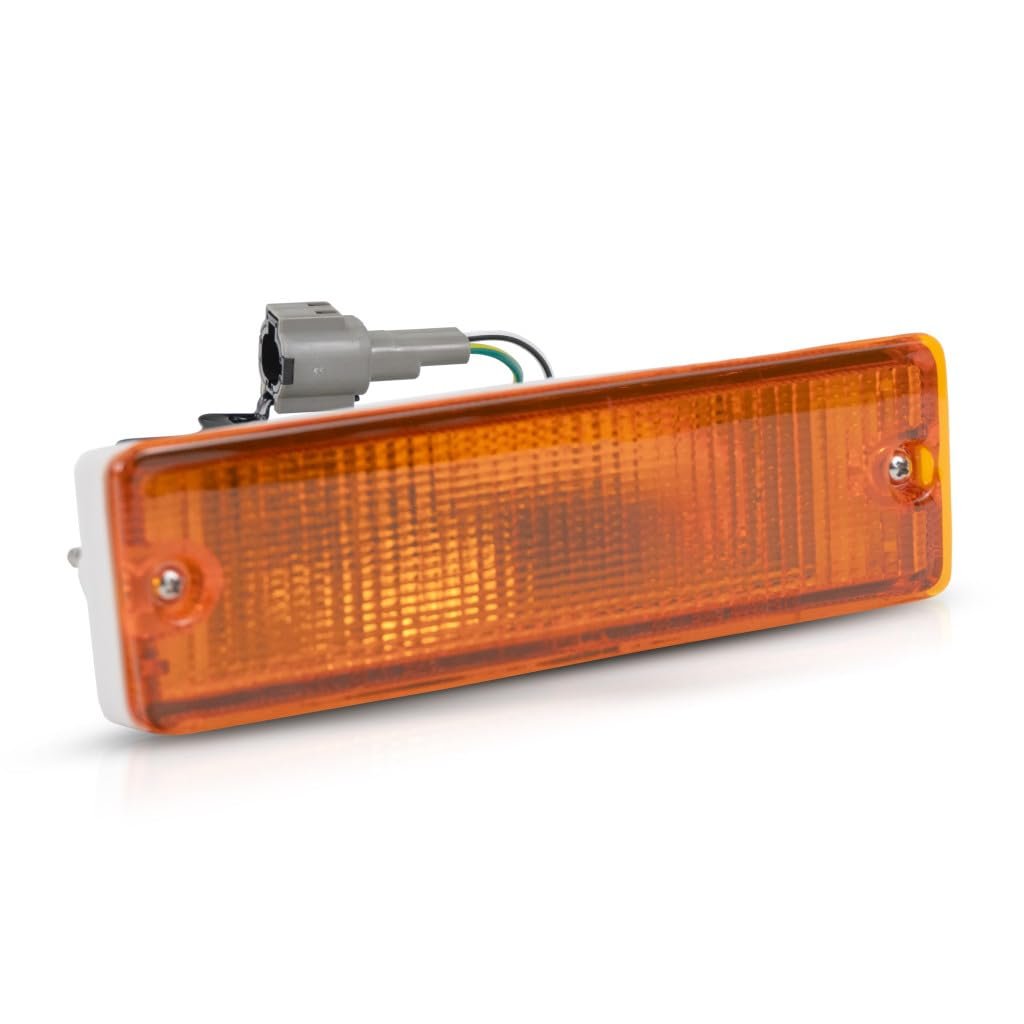 Front Passenger Side Turn Signal Light Assembly For Nissan Pathfinder 1990 1991 1992 1993 1994 1995 With Bulbs Replaces