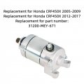 Gxywady Motorcycle Starter Replacement For Honda Crf450x 2005-2009 2012-2017 31200-mey-671