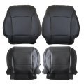 Driver Passenger Bottom And Top Lean Back Leather Seat Covers Black For Subaru Outback 2015 2016 2017 2018 2019 