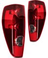 Tail Light Assembly For Chevrolet Colorado 2004 2012 Driver And Passenger Side Red Lens Halogen Brake Lights Oe Gm2800164