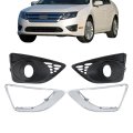 Driver And Passenger Fog Light Trim Set Compatible Assembly Replacement For Fusion 2010 2011 2012 Left Right Side Signal 