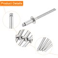 50pcs 5 32 X3 8 304 Stainless Steel Dome-head Blind Rivets Open-end Type For Diy Sheet Metal Automotive Repairs Furniture Boat