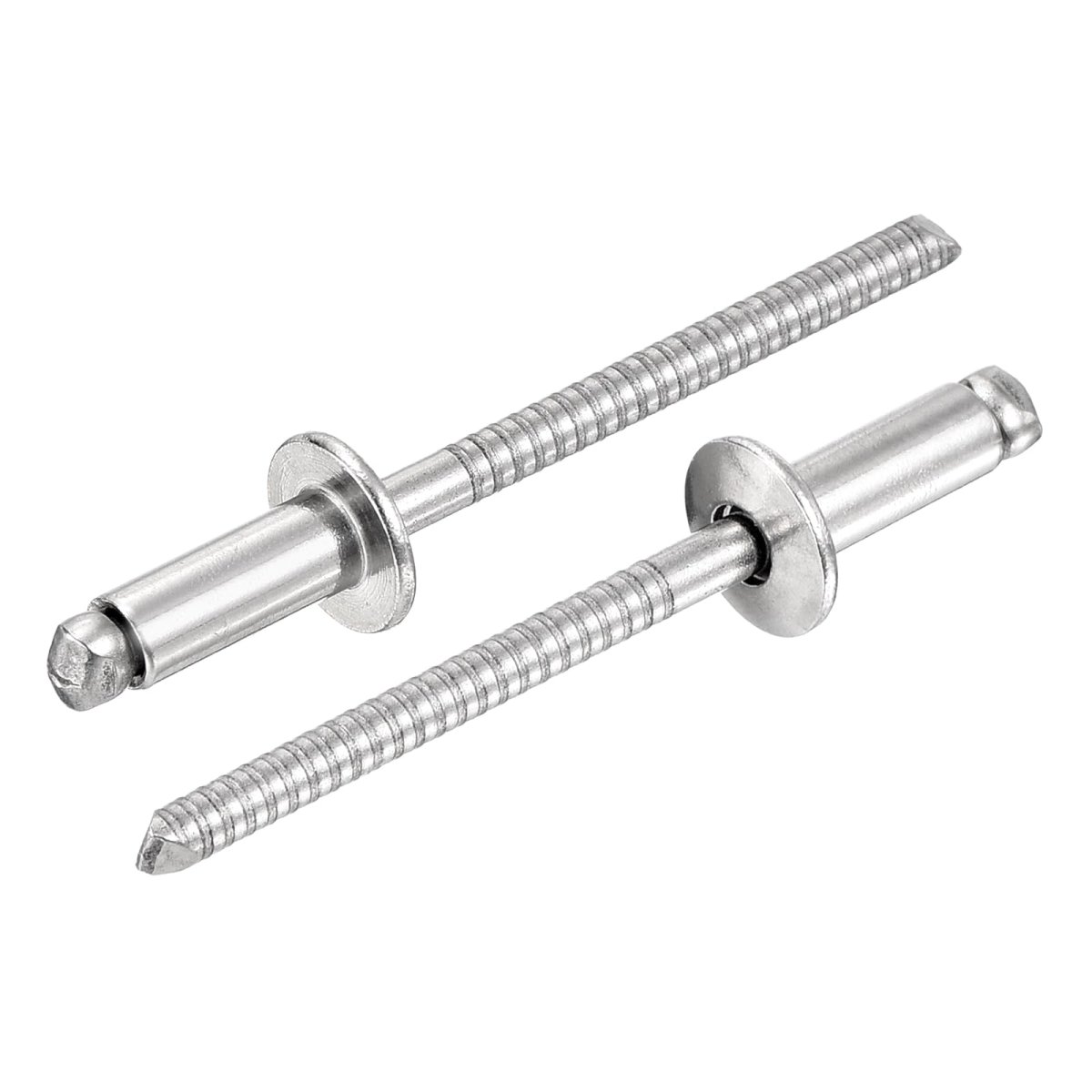 50pcs 5 32 X3 8 304 Stainless Steel Dome-head Blind Rivets Open-end Type For Diy Sheet Metal Automotive Repairs Furniture Boat