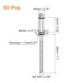 50pcs 5 32 X3 8 304 Stainless Steel Dome-head Blind Rivets Open-end Type For Diy Sheet Metal Automotive Repairs Furniture Boat