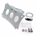 Httmt Chrome Horizontal Vertical Zigzag Side Mount 7 3 10 X 4 5 License Plate Bracket