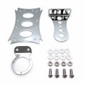 Httmt Chrome Horizontal Vertical Zigzag Side Mount 7 3 10 X 4 5 License Plate Bracket