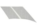 2005-2013 Corvette C6 Left Hand Fender Accent Stripes Black 