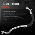 A-premium A C Suction Line Hose Assembly Compatible With Ford Taurus 2013-2017 Special Service Police Sedan 2014-2017 Lincoln