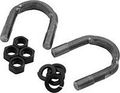 U-bolt Kit For 1350 U-joint 3 625 In Outside Diameter With 1 3125 Caps Alloy Steel Black Finish Includes Lock Washers And Nuts 