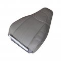 Secosautoparts Driver Or Passenger Side Top Lean Back Replacement Leather Seat Cover Gray Compatible With Chevy Express Gmc